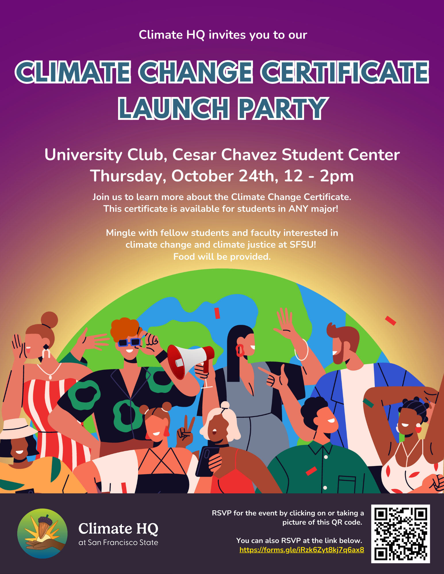 SFSU Climate Change Certificate Launch Party