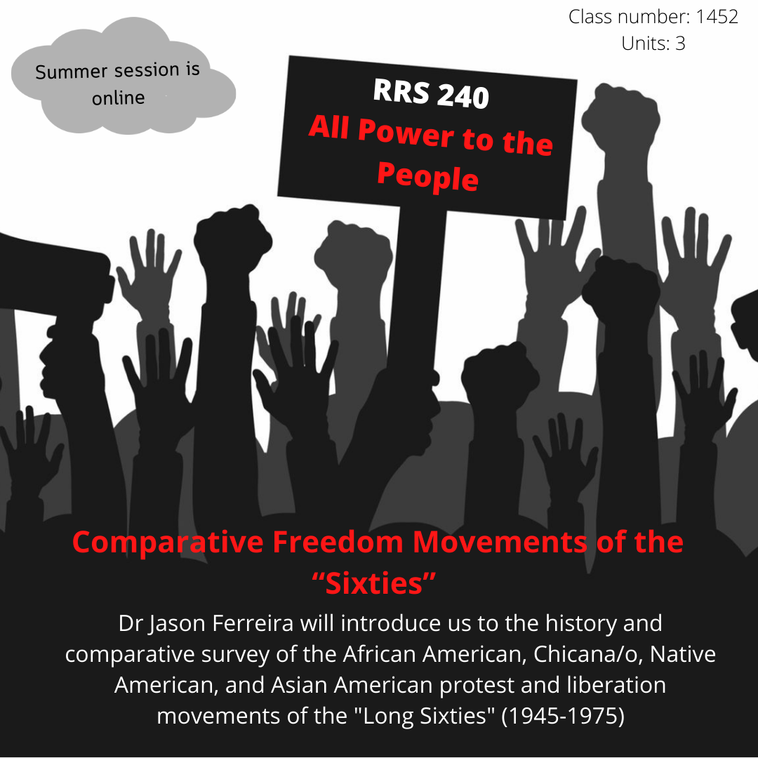 poster for RRS 240 Summer Course: All Power To The People