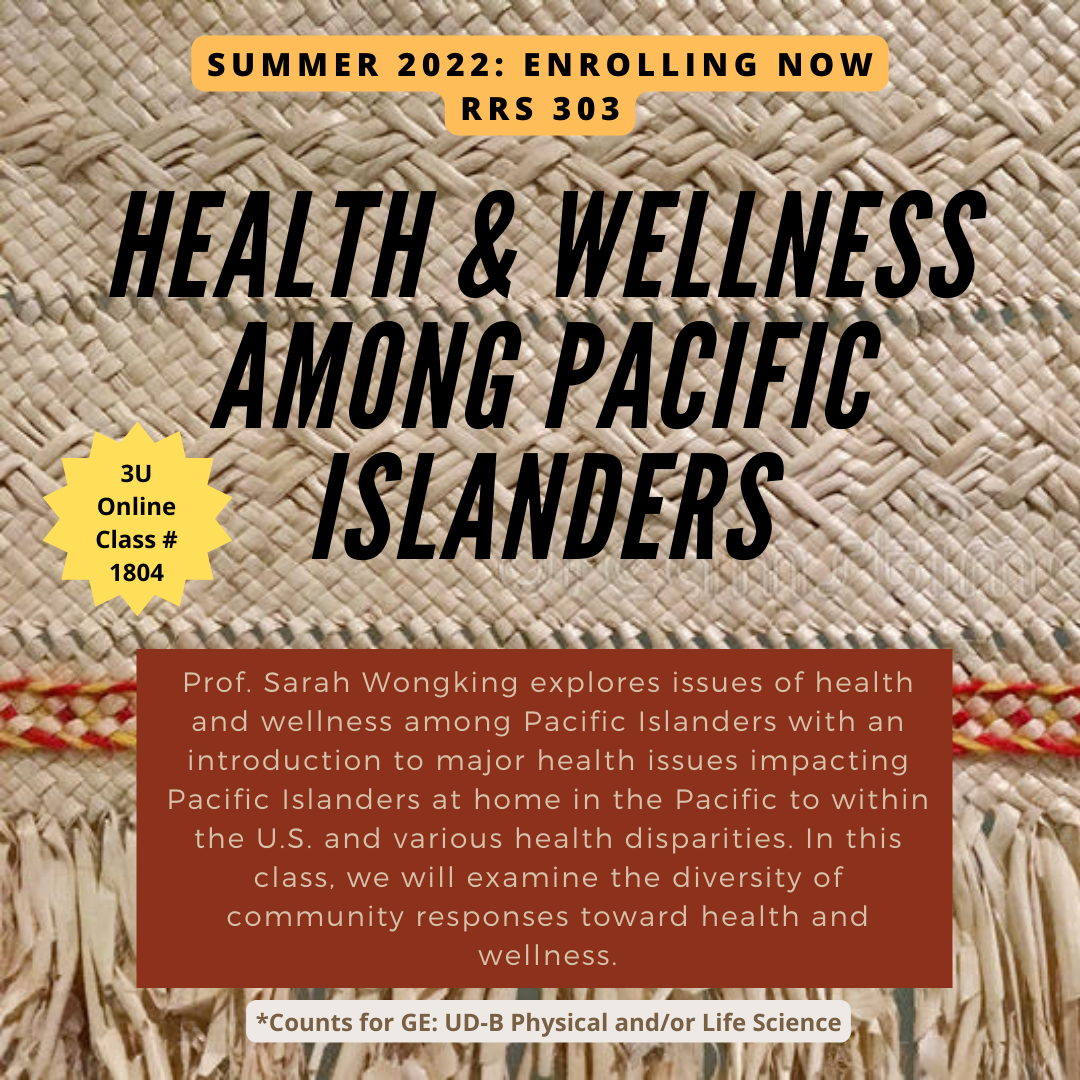 poster for Health & Wellness Among Pacific Islanders (Summer 2022)