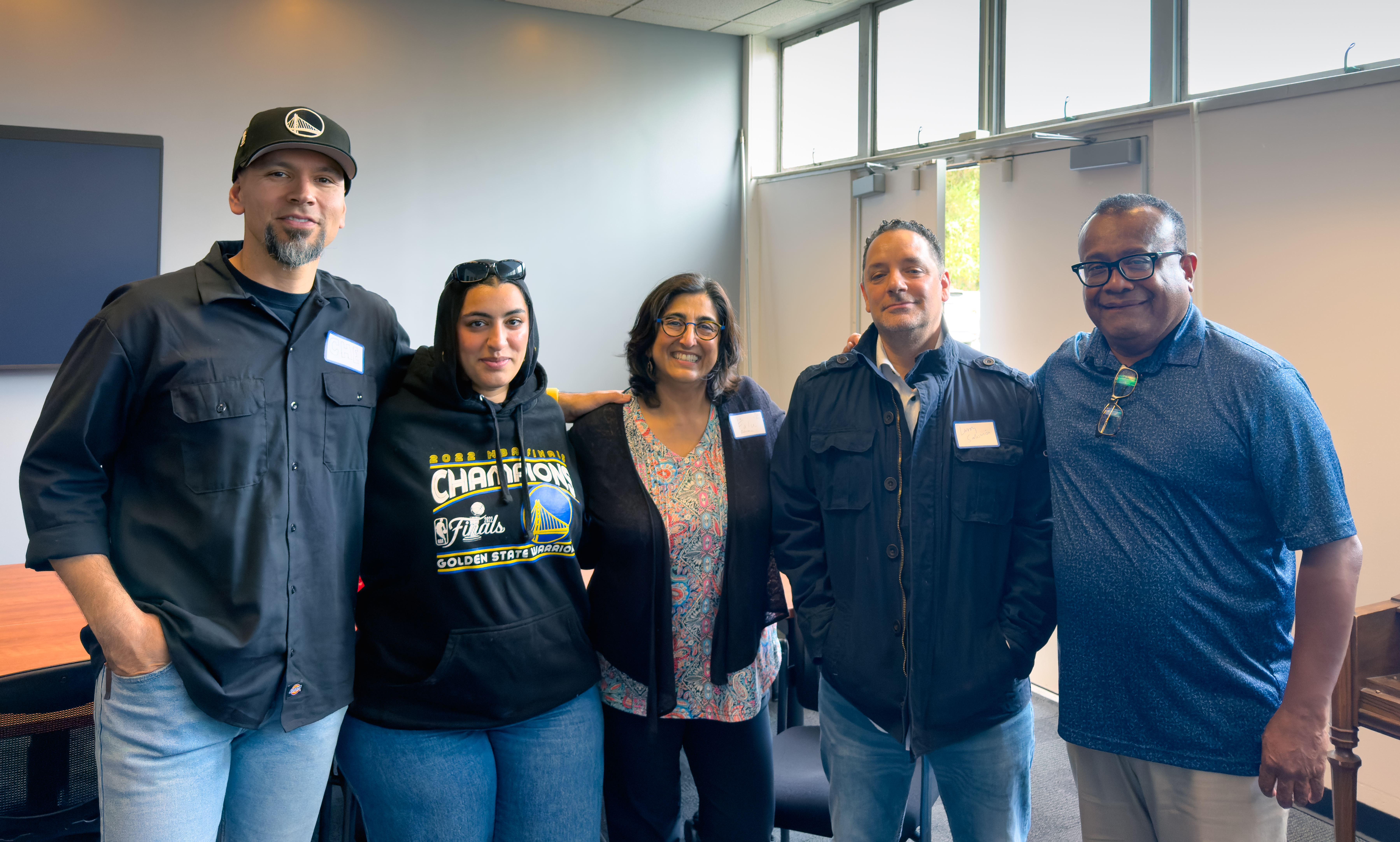 Faculty posing together