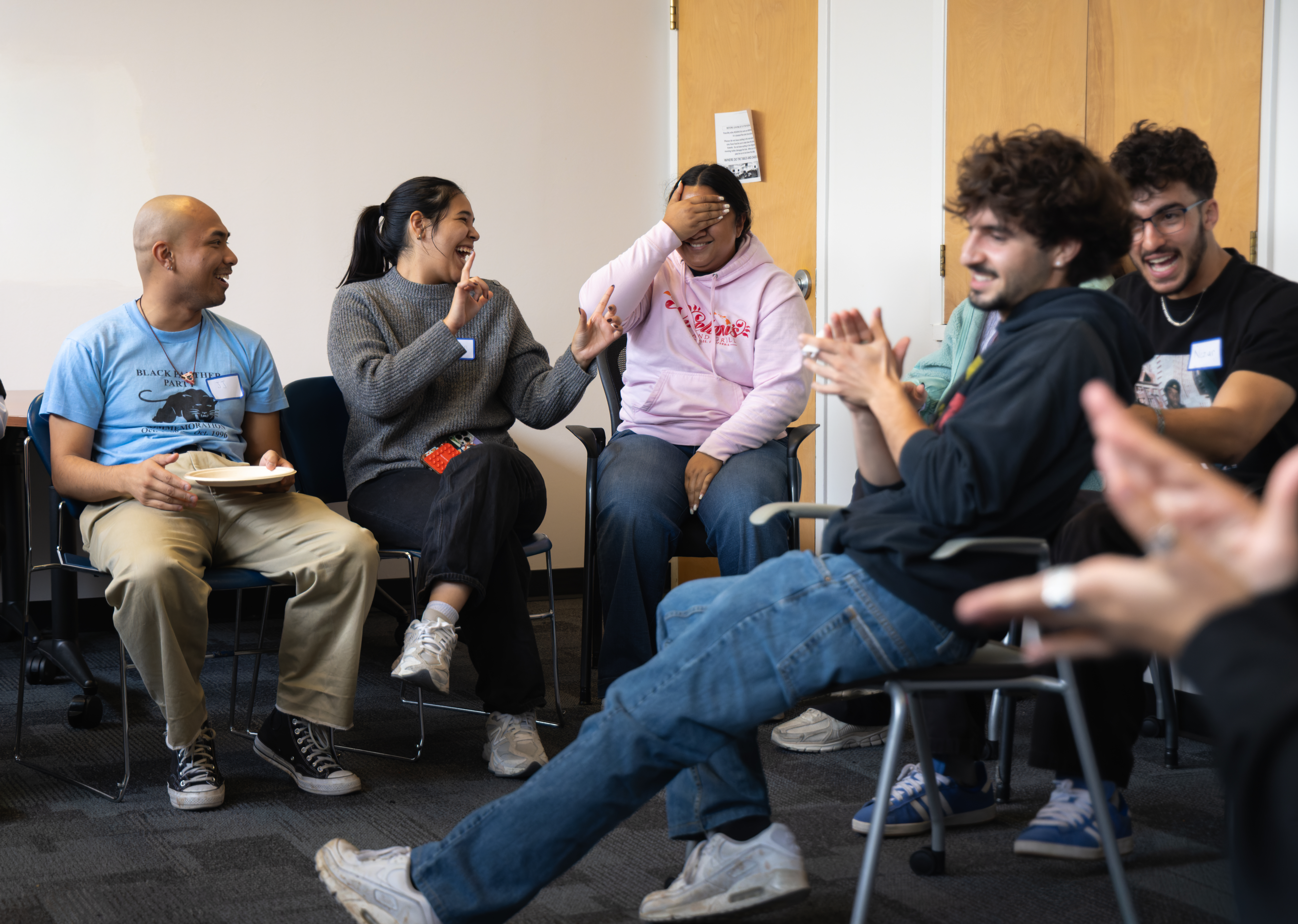 Students ended up laughing (final photo of sequence)