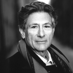 Black & white portrait of Edward Said