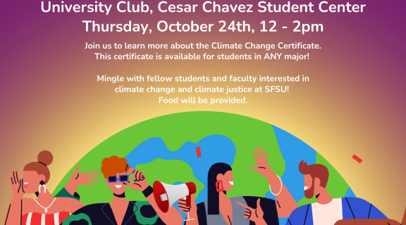 SFSU Climate Change Certificate Launch Party